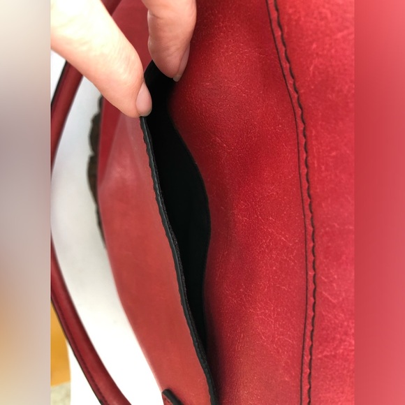 Merona - leather look - shoulder bag - suitable for a laptop - Picture 9 of 10